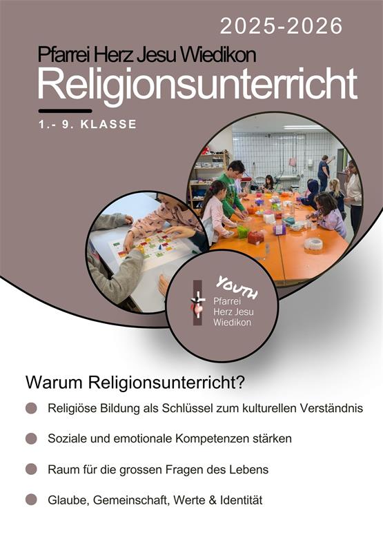 Anmeldung Religionsunterricht 2025-2026